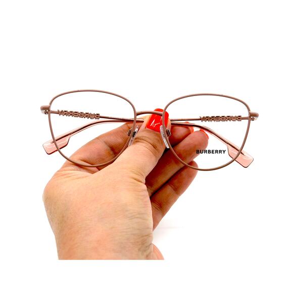 NEW BURBERRY VIRGINIA BE1376 1343 PINK AUTHENTIC EYEGLASSES FRAME - Picture 14 of 15